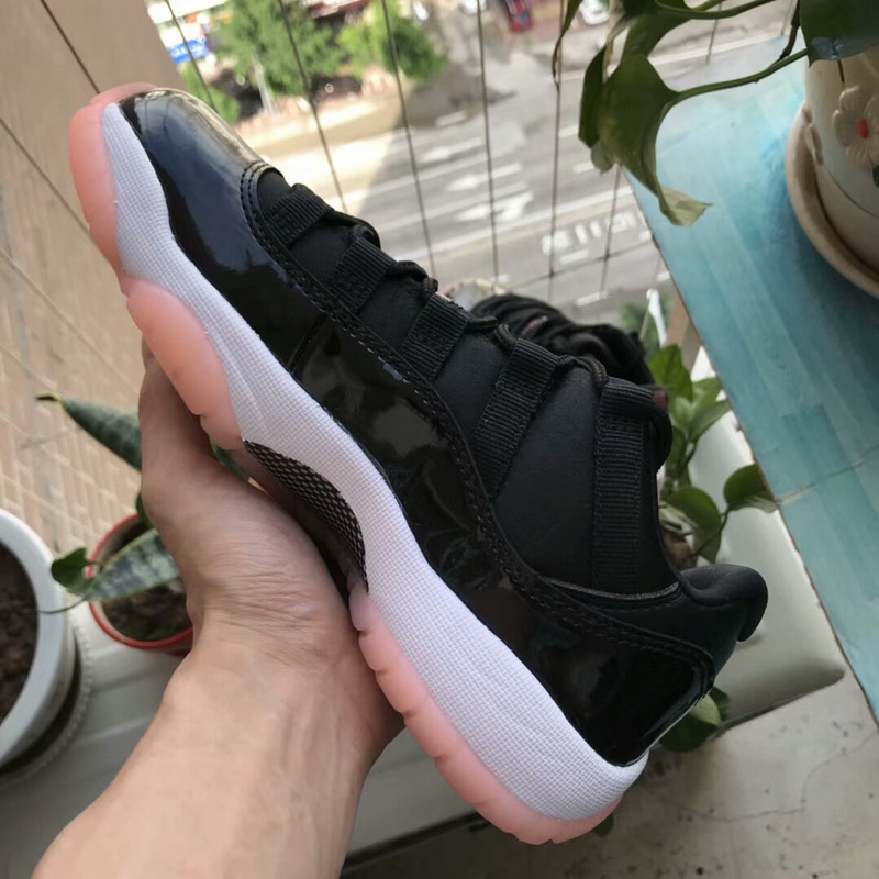 Authentic Jordan 11 low bleached coral